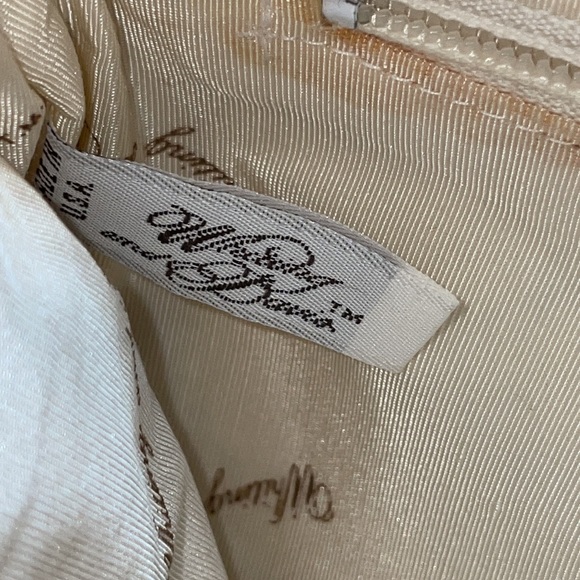 Vintage Whiting & Davis White Mesh and Leather Handbag EUC - Picture 6 of 13